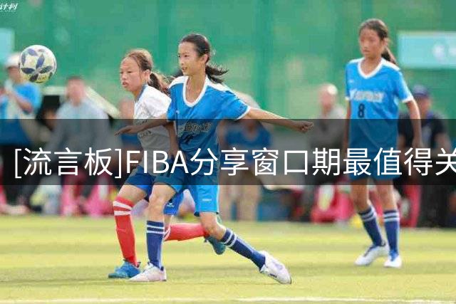 [流言板]FIBA分享窗口期最值得关注十位球员：杨瀚森、八村垒领衔